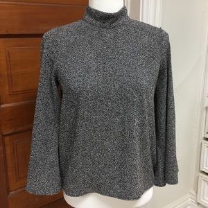 Zara marled gray top XS